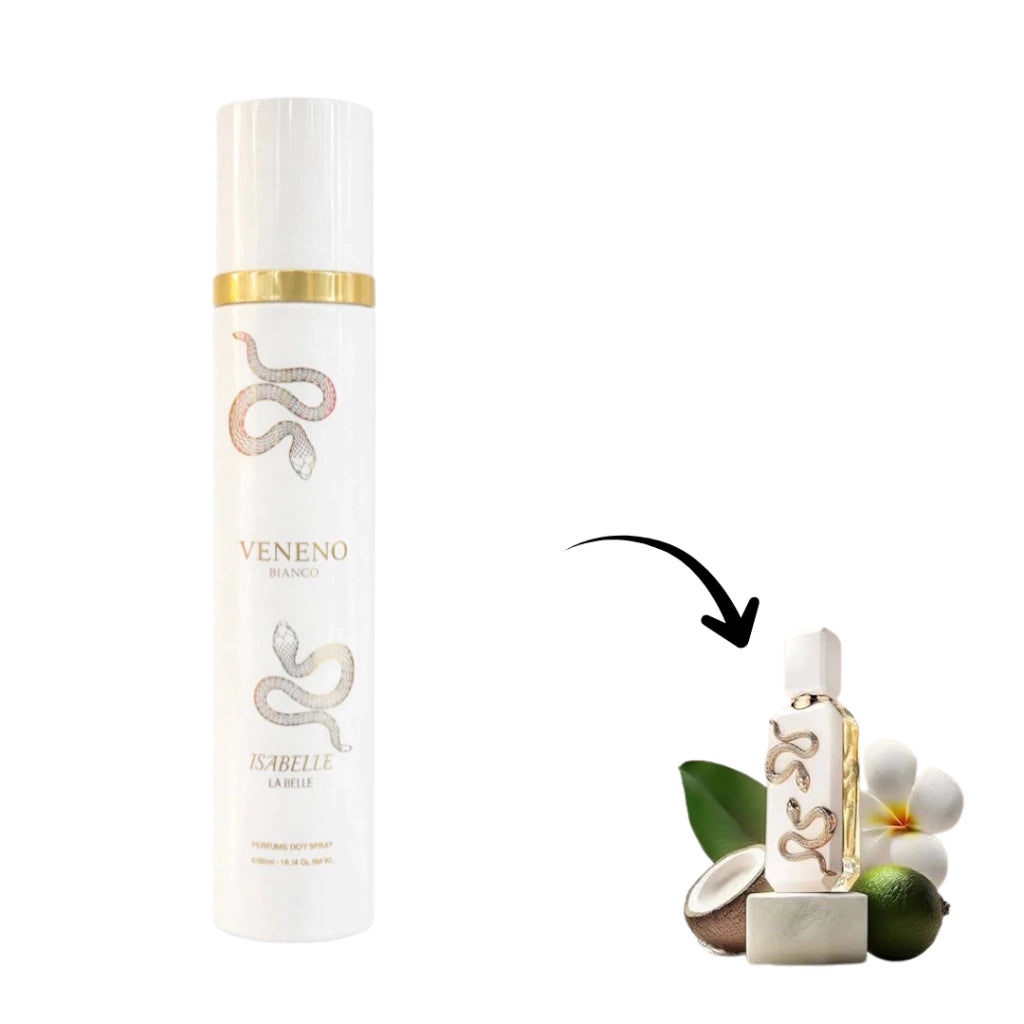 BODY SPLASH VENENO BIANCO - ISABELLE LA BELLE - 300ML
