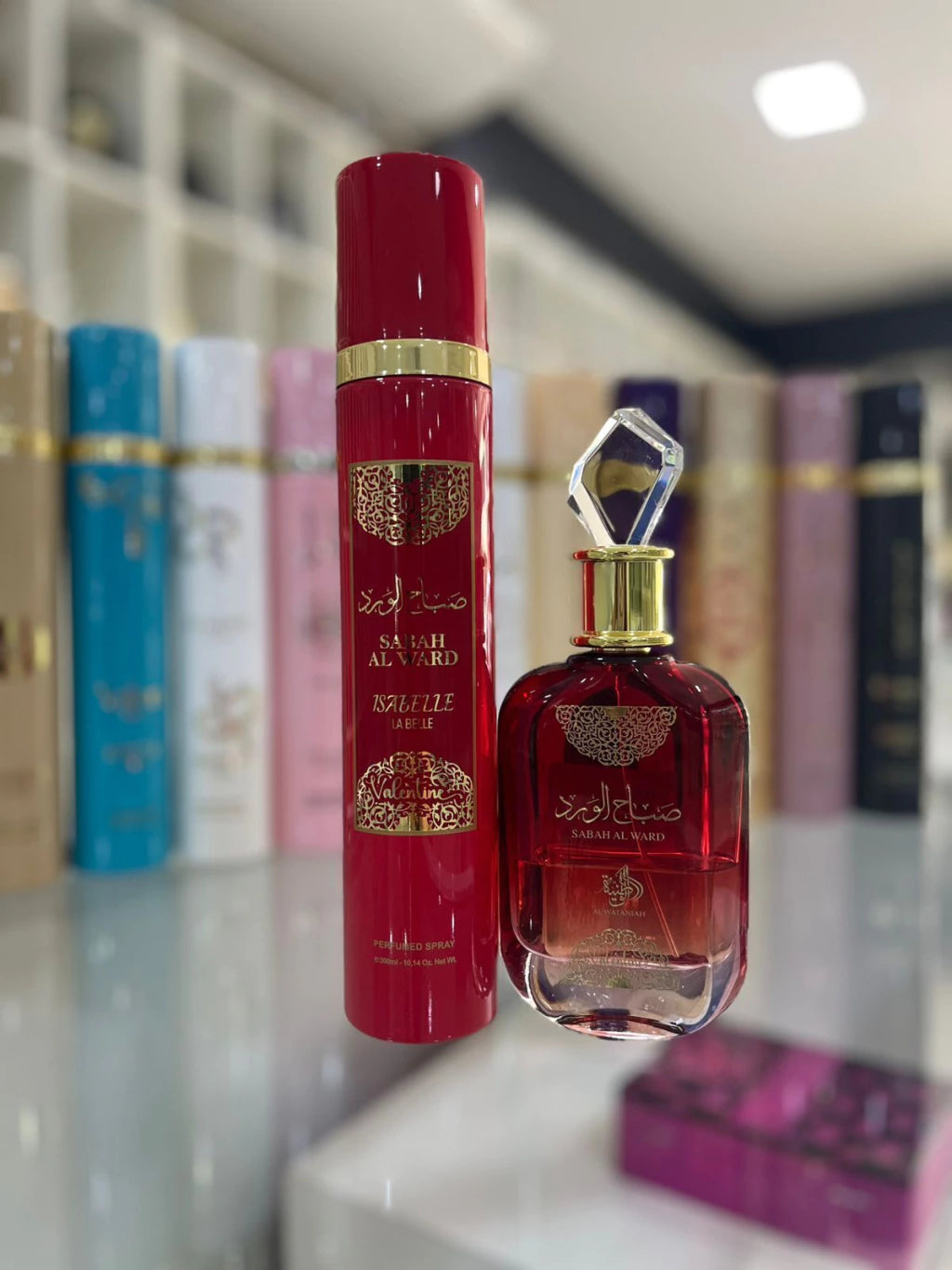 BODY SPLASH SABAH AL WARD VALENTINE - ISABELLE LA BELLE - 300ML